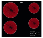 Anafe Vitroceramico Whirlpool AKT8090L Eléctrico 60 CM Negro