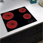 Anafe Vitroceramico Whirlpool AKT8090L Eléctrico 60 CM Negro
