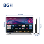 Smart TV LED FHD 43" BGH VIDAA B4325FH5