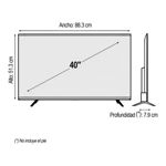 Smart Tv Kanji 40 Led Android Tv Fhd 220v Kj-4xtl005 Negro 220V