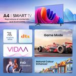 Televisor Smart TV Hisense 43" Full HD 43A42K