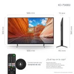 Smart TV 4K Ultra HD con Google TV 75"
