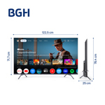 Smart Tv 4k Uhd 55  Bgh Google Tv B5524us6g