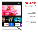 Smart Tv Uhd 55  Sharp Google Tv S5523US6G