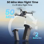 Dron WeFone WF31 con cámara 4K GPS 5G Wi-Fi 50 minutos de vuelo