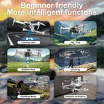 Drone TizzyToy, motor sin escobillas 4K FPV, 40 minutos de tiempo de vuelo