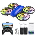 Drone Swifsen para niños con cámara, interior, 2 baterías y Li