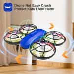 Drone Swifsen para niños con cámara, interior, 2 baterías y Li