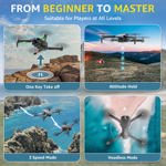 Drone X-shop GPS con cámara 4K, 50 minutos de vuelo para adultos