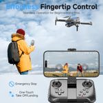 Dron PLEGBLE PL511 con cámara 4K para adultos con 3 baterías
