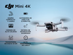 Drone DJI Mini 4K Alto Rendimiento Ultra Ligero tecnología avanzada