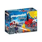 PLAYMOBIL CITY ACTION 9468 – SET DE BOMBEROS CON BOMBA DE AGUA