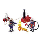 PLAYMOBIL CITY ACTION 9468 – SET DE BOMBEROS CON BOMBA DE AGUA
