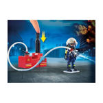 PLAYMOBIL CITY ACTION 9468 – SET DE BOMBEROS CON BOMBA DE AGUA