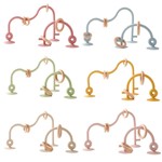 Juguete Montessori de Silicona y Madera para Bebés Red