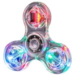 Fidget Spinner LED Cristal que Brilla en la Oscuridad brown