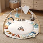Agenda Blissful de Baby Play Gym con tapete y 6 juguetes sensoriales