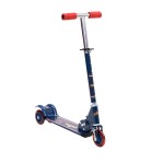 Monopatín Infantil Plegable 3 Ruedas SpiderMan Azul