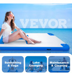 Muelle Flotante Inflable 3 X 2 M Para 5-6 Personas