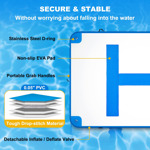 Muelle Flotante Inflable 3 X 2 M Para 5-6 Personas