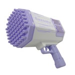 Pistola Burbujas Violeta Rocket Bubble Gum