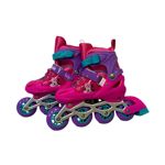 Patines Rollers Extensibles Disney Rosa Talle 35-38