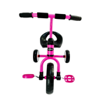 TRICICLO INFANTIL CLÁSICO REFORZADO ROSA MACROBABY