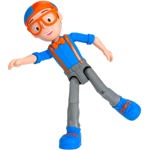 Figura parlante Blippi, juguete articulado de 9 pulgadas