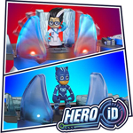 Playset PJ Masks Deluxe Battle HQ con 2 figuras de acción