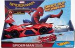 Marvel Hot Wheels Spider-Man Web-Car Launcher [Amazon Exclusive]