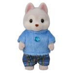 Figuras de muñecas coleccionables Calico Critters Husky Family Set 5