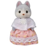 Figuras de muñecas coleccionables Calico Critters Husky Family Set 5