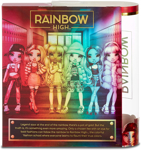 Muñeca de moda Rainbow High Jade Hunter con 2 conjuntos