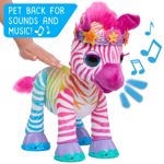 Peluche interactivo FurReal Zenya My Rainbow Zebra Kids 4+
