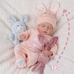 Muñeca Reborn Babeside Relike, 30 cm, vinilo completo con acceso