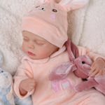 Muñeca Reborn Babeside Relike, 30 cm, vinilo completo con acceso