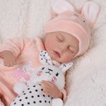 Muñeca Reborn Babeside Relike, 30 cm, vinilo completo con acceso