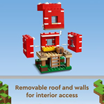 LEGO Minecraft The Mushroom House 21179 Kit de construcción