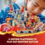 Set de juego LEGO NINJAGO Tournament Battle Arena con 6 minifiguras