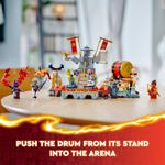 Set de juego LEGO NINJAGO Tournament Battle Arena con 6 minifiguras