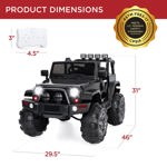 Ride On Truck Best Choice Products Kids 12 V con mando a distancia