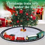 Set de tren eléctrico BaingEsk con locomotora de vapor, humo, luz