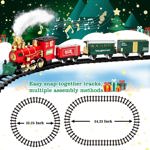 Set de tren eléctrico BaingEsk con locomotora de vapor, humo, luz