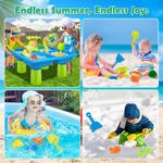 Mesa de agua TERRAMUS para niños de 1 a 3 años con 24 juguetes