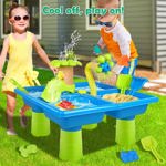 Mesa de agua TERRAMUS para niños de 1 a 3 años con 24 juguetes