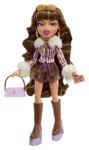 Muñeca de moda Bratz Alwayz Yasmin con 10 accesorios y póster