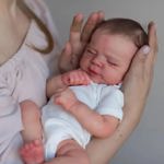 Muñeca Reborn CHAREX Realilike Boy de 45 cm con ropa y acceso