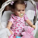 Muñeca Reborn JIZHI Lifelike de 20 pulgadas con sensación re