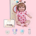 Muñeca Reborn JIZHI Lifelike de 20 pulgadas con sensación re