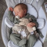 Muñeca bebé Reborn BABESIDE Lifelike Boy, cuerpo suave, 17 p